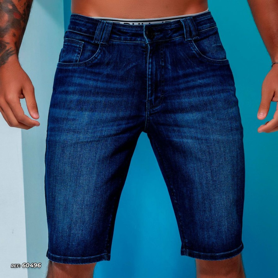 Men * | Pl Representacao Jeans Liberty Men'S Denim Shorts With Customization 60496