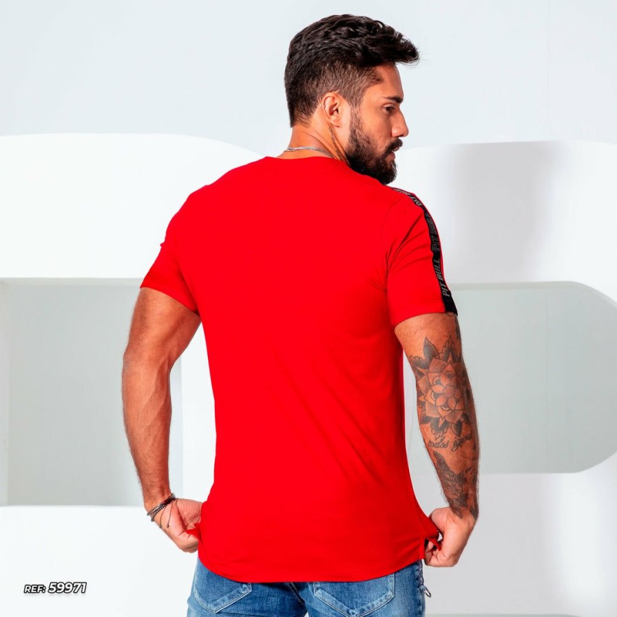 Men * | Pl Representacao Malha Men'S T-Shirt O-Neck 59971