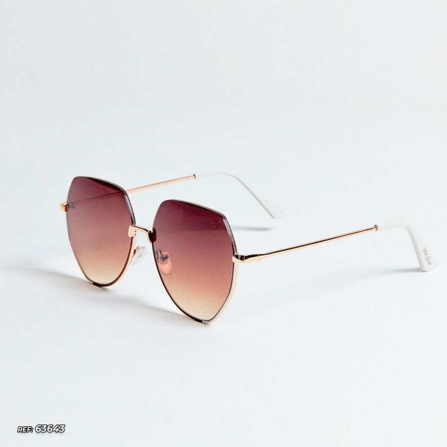 Accessories * | Pit Bull Jeans Hexagonal Sunglass Stylish 63643 Accessories