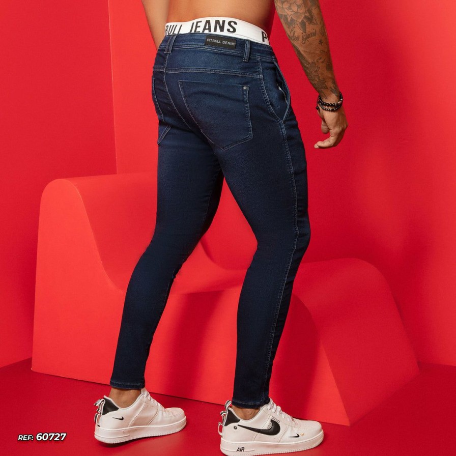 Men * | Pit Bull Jeans Official 60727 Men'S Denim Pants With Perfect Fit Identity