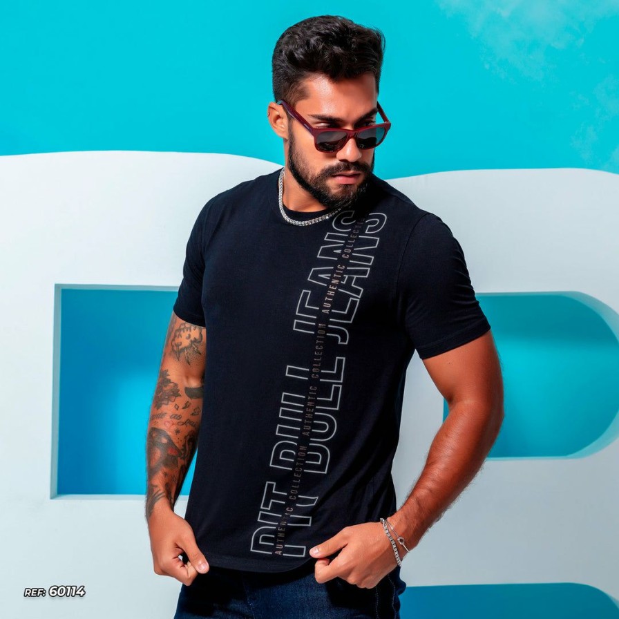 Men * | Pl Representacao Malha Men'S T-Shirt With Personalized Logo 60114