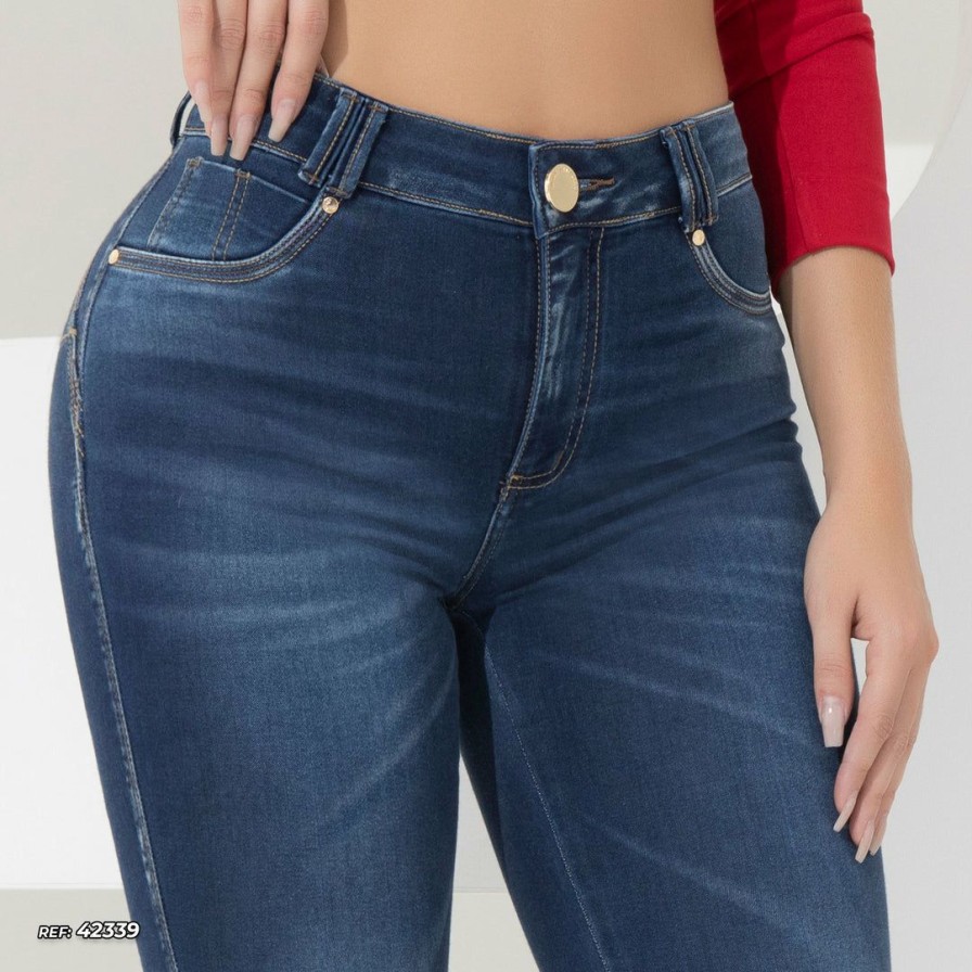 Women * | Representacao Jeans Turbo Collection Women Straight Jeans 42339