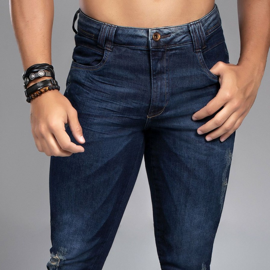 Men * | Pit Bull Jeans Men Straight Jeans 33737