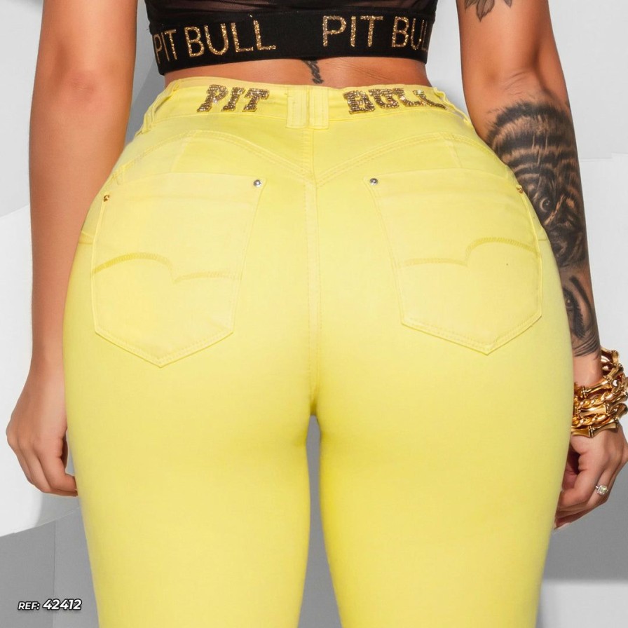 Women * | Pit Bull Jeans Hot Pants Skinny 42412 Conecte-Se