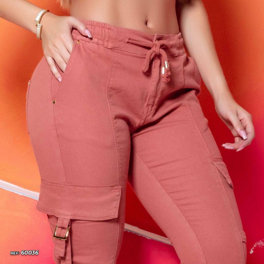 Women * | Pl Representacao Jeans Jogger Pants 60036