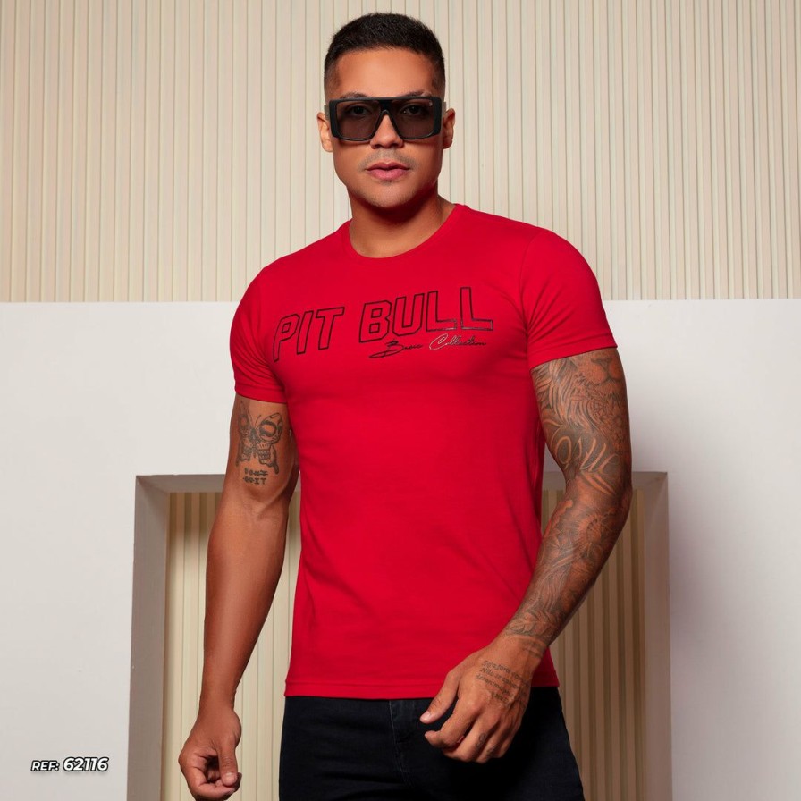 Men * | Pl Malha Men'S O-Neck T-Shirt With Customization 62116