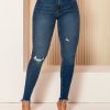 Women * | Pl Jeans News 65028 Classic Women'S Jeans Medium Blue