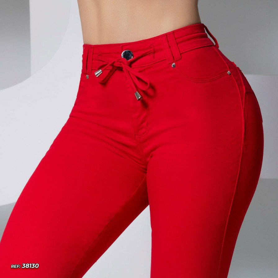 Women * | Representacao Jeans Women Collor Skinny Jeans 38130