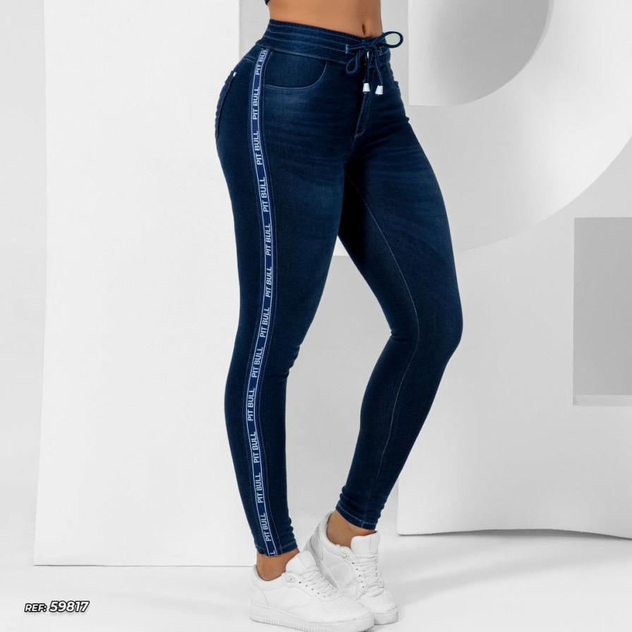 Women * | Pit Bull Jeans Women'S Pants Skinny 59817