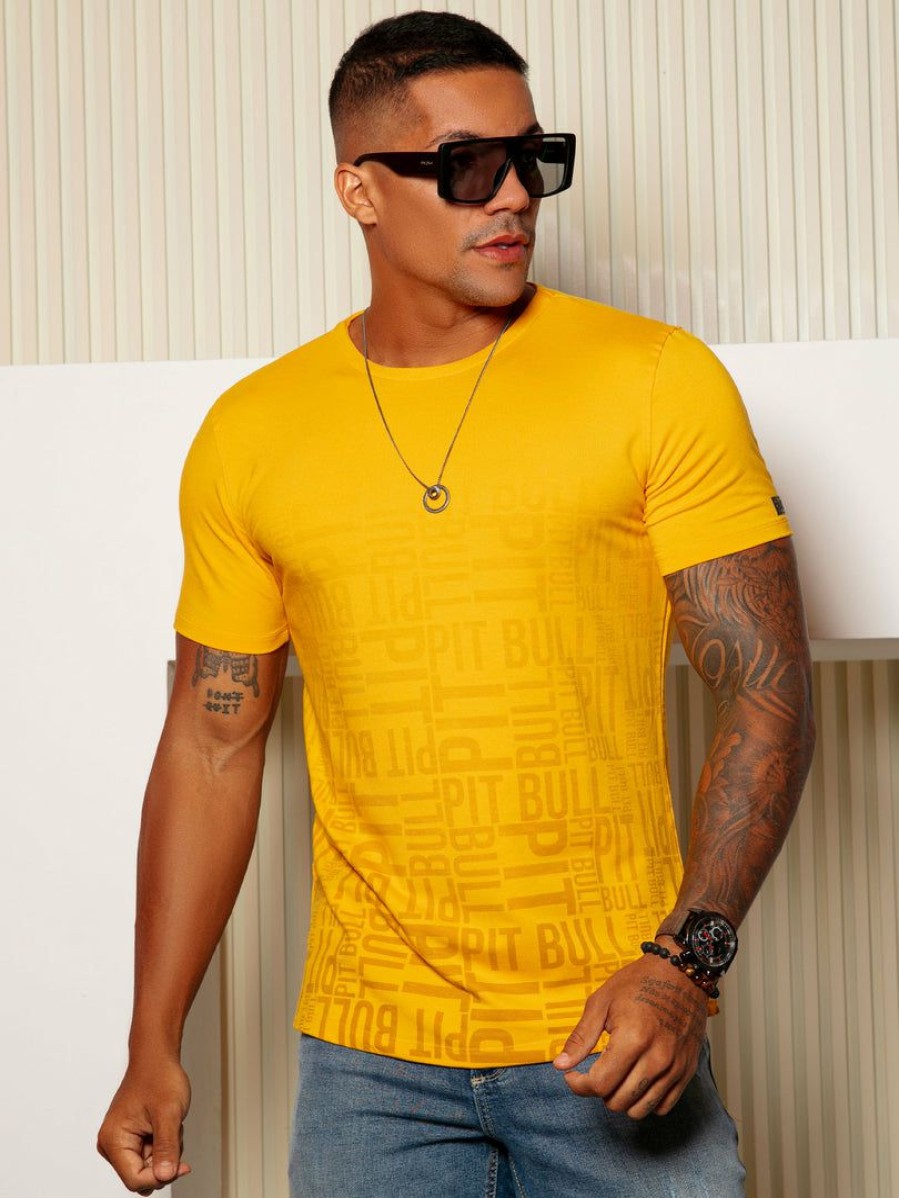 Men * | Pl Malha 61749 Men'S T-Shirt Logomania Gradient