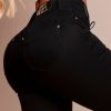 Women * | Pl Jeans Super Tight Shaping Pants With Butt Lift Effect 36349 Black