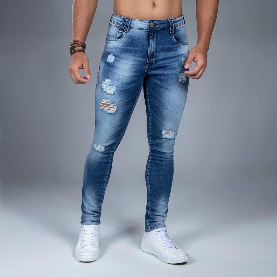 Men * | Pit Bull Jeans Men Straight Jeans 34724