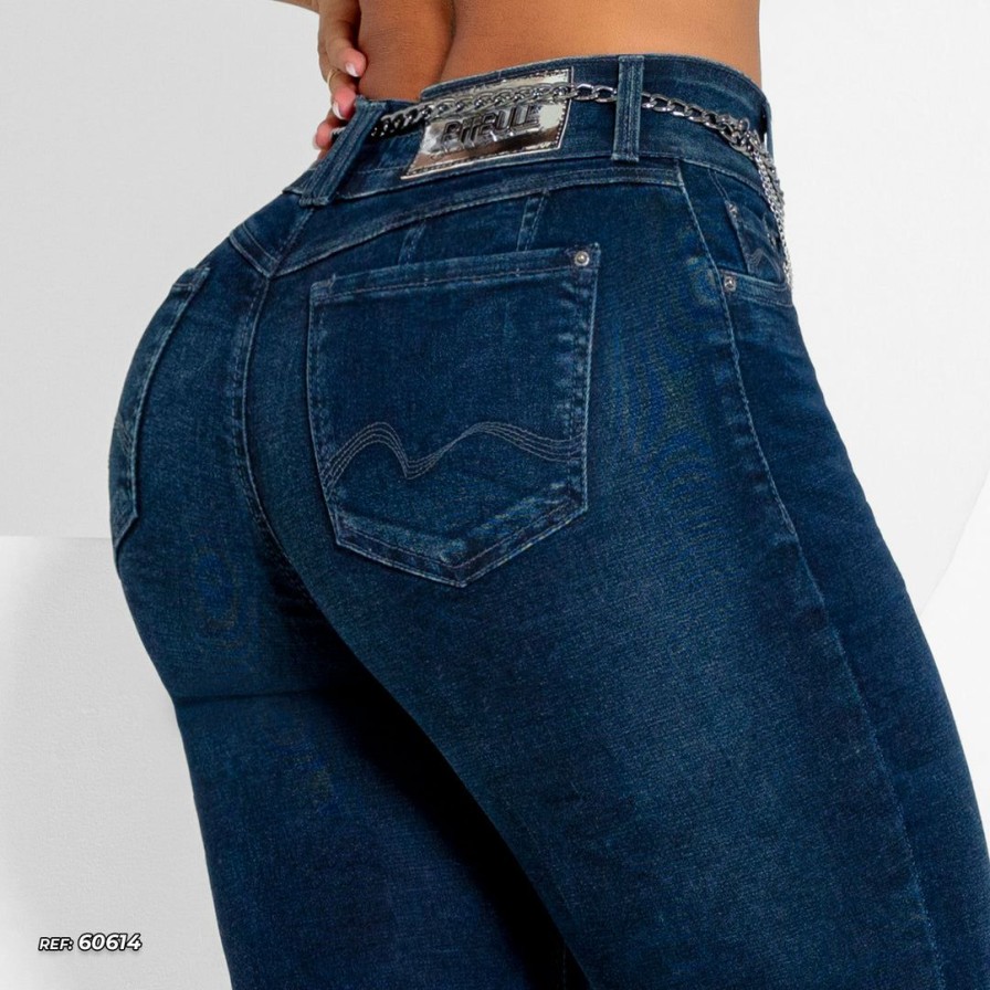 Women * | Pl Representacao Jeans Skinny Pants Magic Waistband 60614