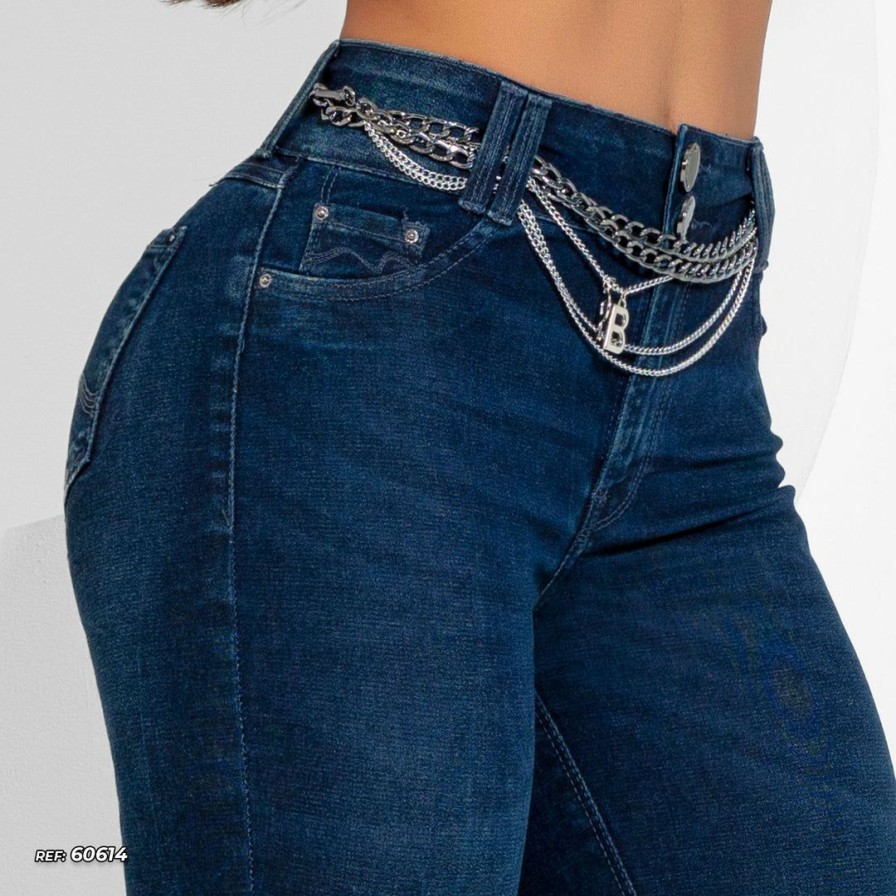 Women * | Pl Representacao Jeans Skinny Pants Magic Waistband 60614