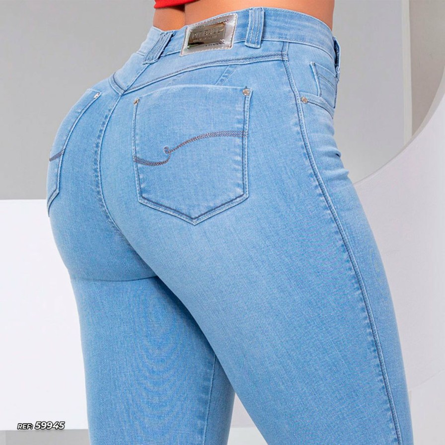 Women * | Pit Bull Jeans Hot Pants Light Jeans 59945