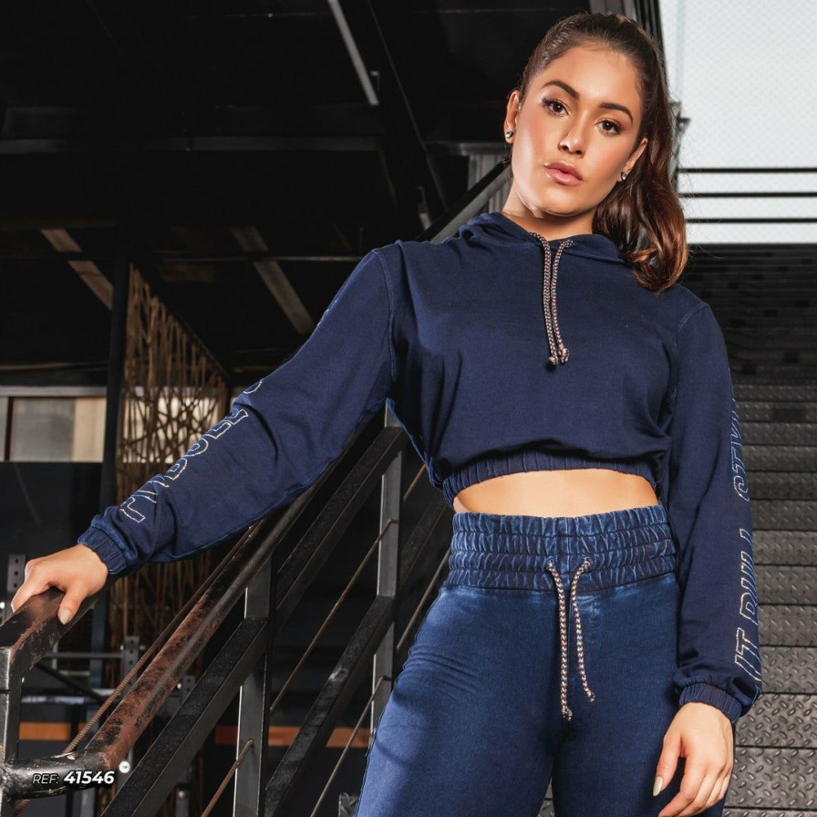 Women * | Pl Fitness Fitness Style Cropped Jacket 41546 Women